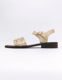 Nursace сандали в чёрном питоне